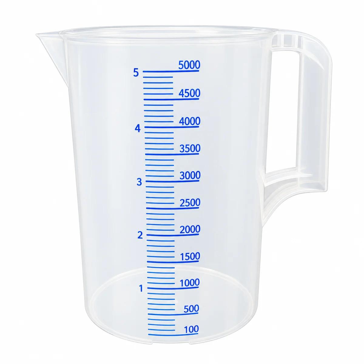 Plastik Sıvı Ölçüm Beheri 5 Litre