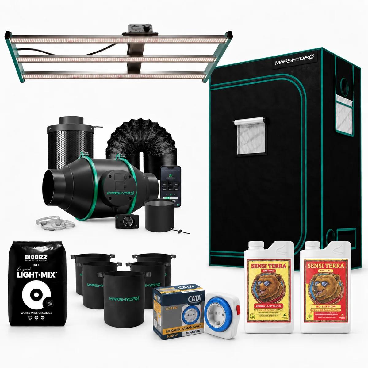 Mars Hydro FC4000 Bitki Yetiştirme Seti (60x120)