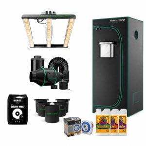 Mars Hydro FC1500 Evo bitki yetiştirme seti BioBizz Light Mix toprak ve Jungle Juice Grow Micro Bloom bitki besinleri hediyeli