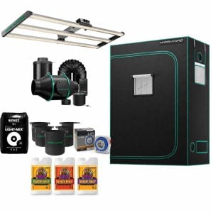Mars Hydro FC4000 Evo bitki yetiştirme seti BioBizz Light Mix toprak ve Jungle Juice Grow Micro Bloom bitki besinleri hediyeli