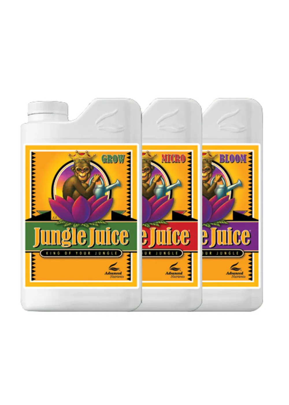 Advanced Nutrients Jungle Juice Grow Micro Bloom 3 Part baz besin seti 500 ml